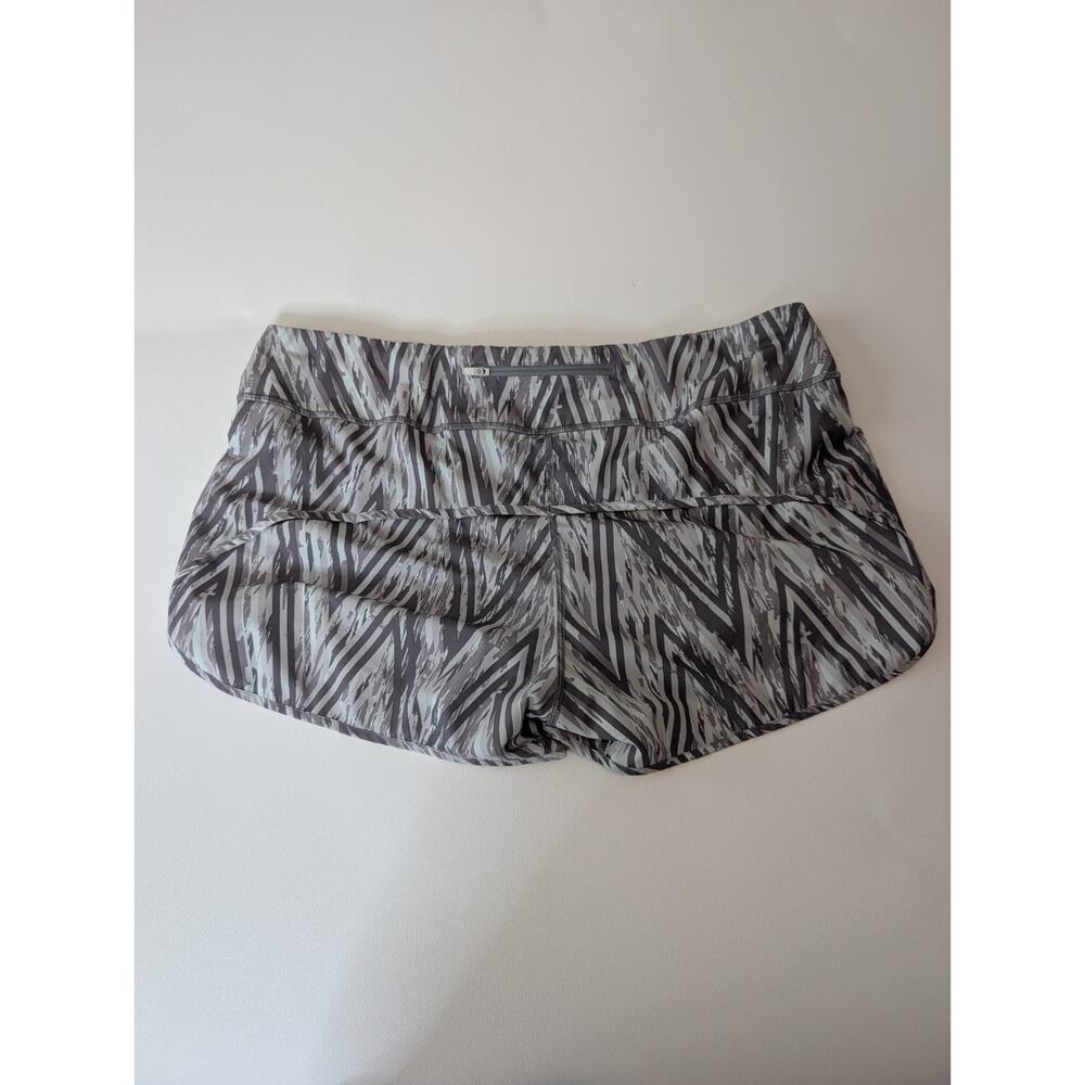 Smartwool Women’s Merino Sport Lined Short Athletic Barely Blue Zig Zag Size L - Picture 10 of 12